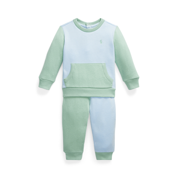 Fleece Sweatshirt &amp; Jogging Bottom Set Baby Boy 1