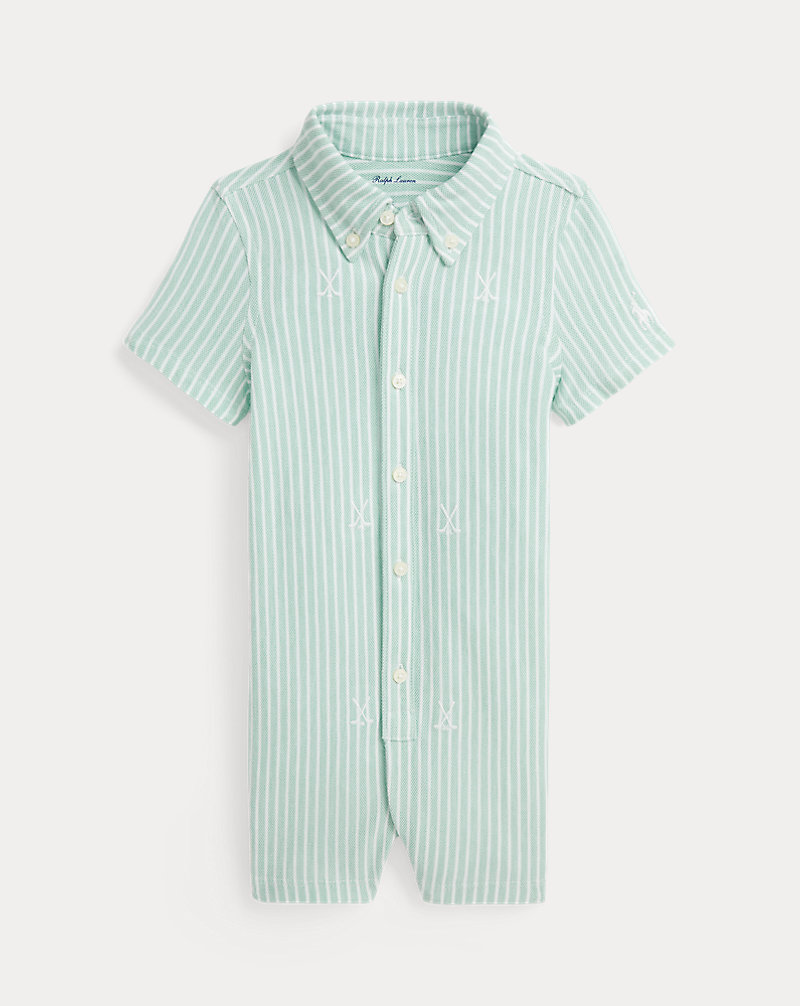 Golf Knit Cotton Oxford Shortall Baby Boy 1