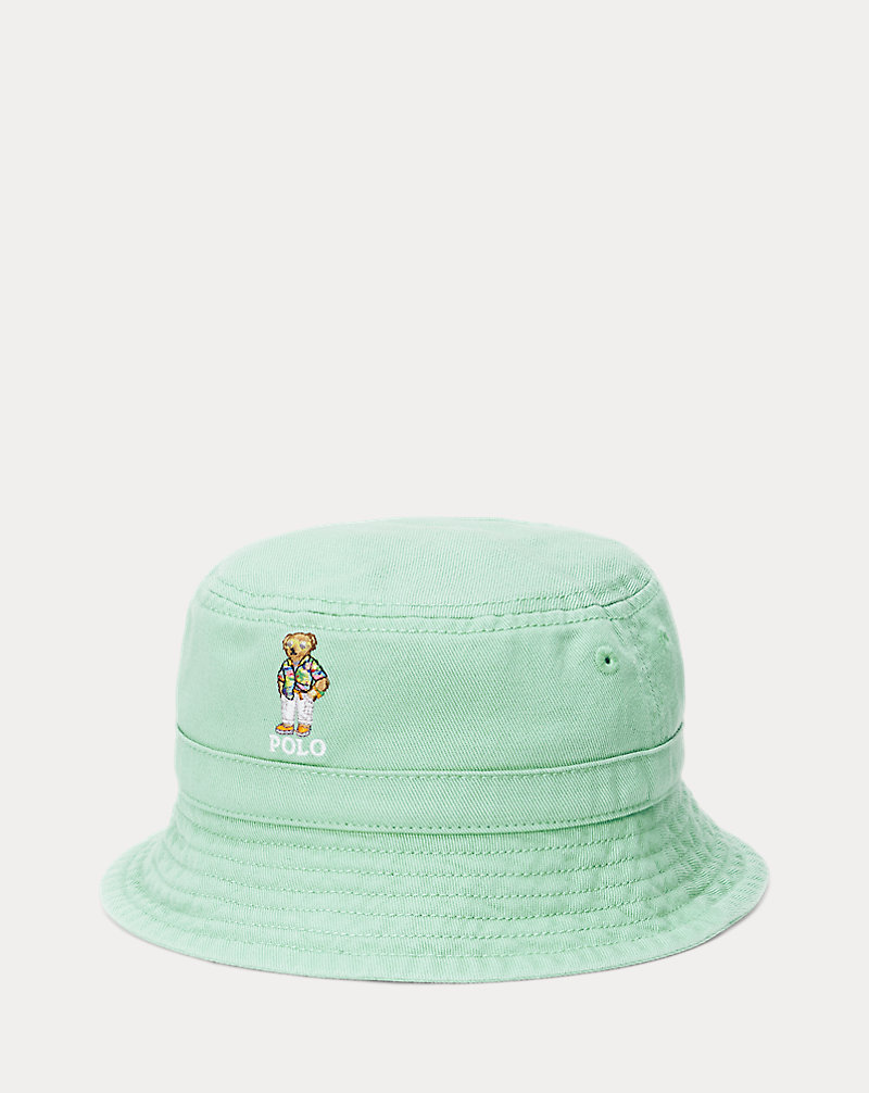 Polo Bear Cotton Twill Bucket Hat Baby Boy 1