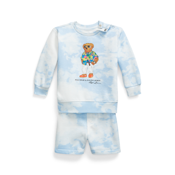 Polo Bear Fleece Sweatshirt &amp; Short Set