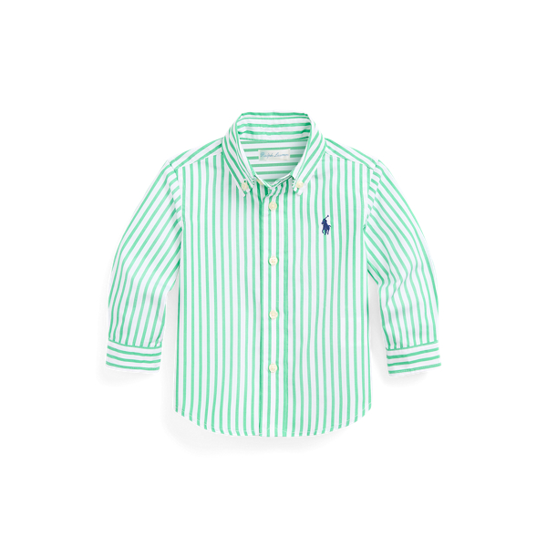 Striped Cotton Poplin Shirt