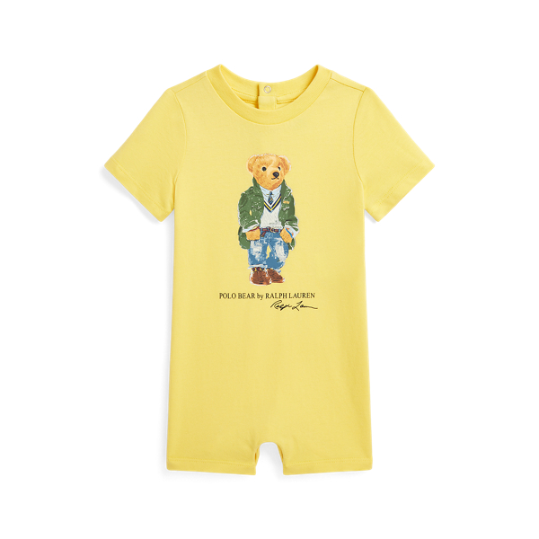 Polo Bear Cotton Jersey Shortall