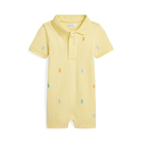 Combishort poney Polo en coton piqué Bébé garçon 1