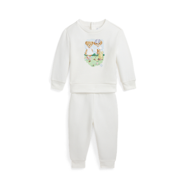 Polo Bear Fleece Sweatshirt & Pant Set