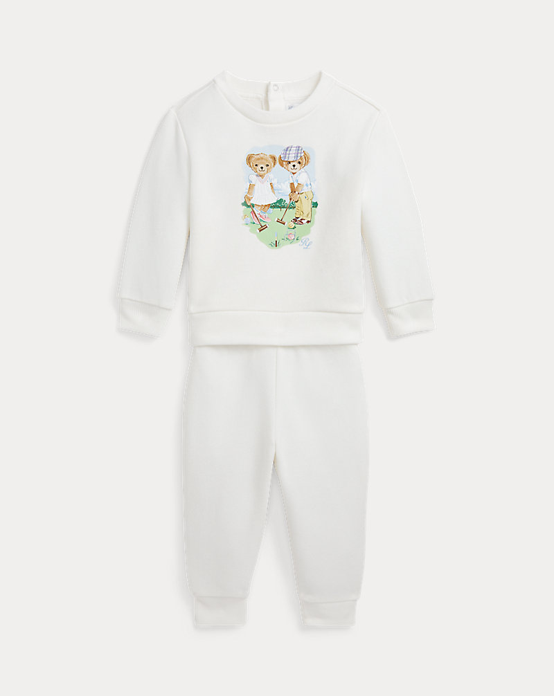 Polo Bear Sweatshirt &amp; Trouser Set Baby Boy 1