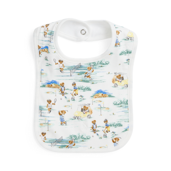 Polo Bear Cotton Interlock Bib