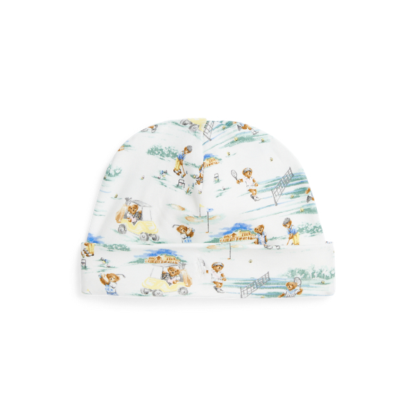 Bonnet Polo Bear en interlock de coton