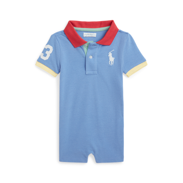 Big Pony Cotton Mesh Polo Shortall