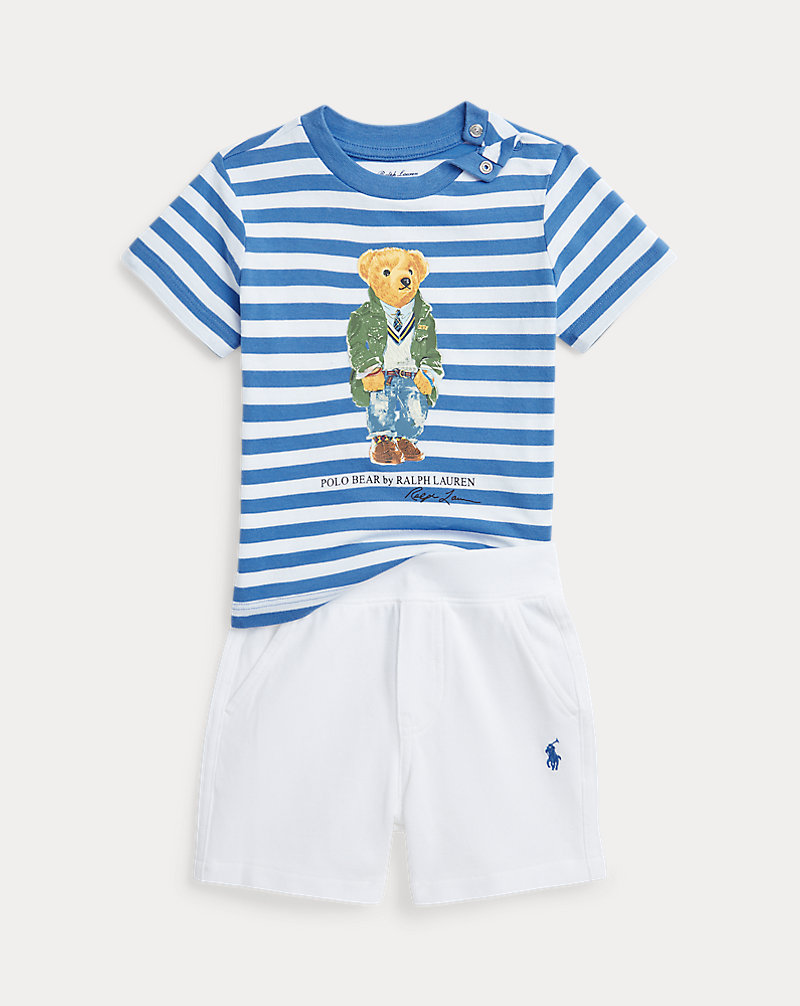 T-shirt Polo Bear coton et short piqué Bébé garçon 1