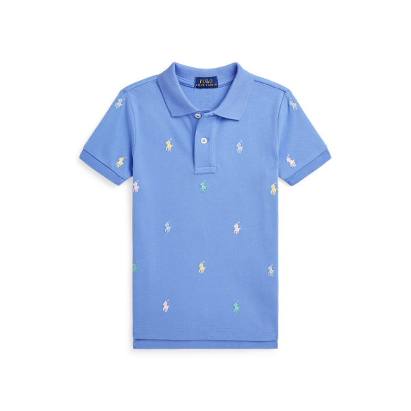 Polo Pony Cotton Mesh Polo Shirt