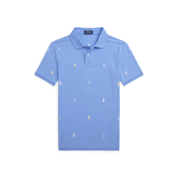 Polo Pony Cotton Mesh Polo Shirt