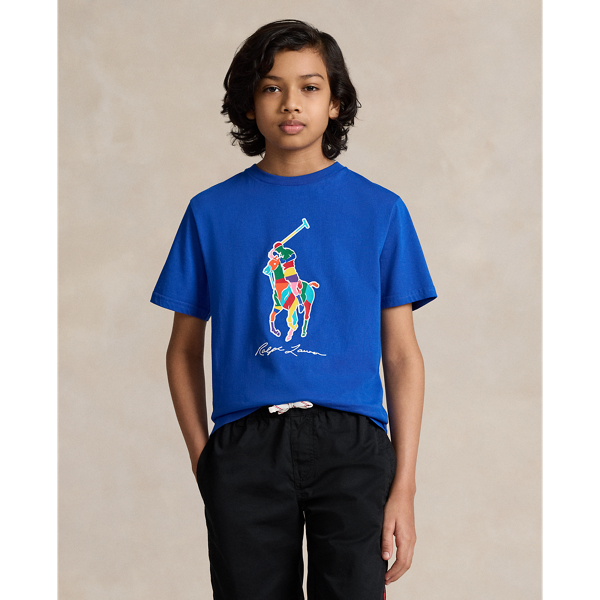 Katoenen jersey T-shirt met Big Pony