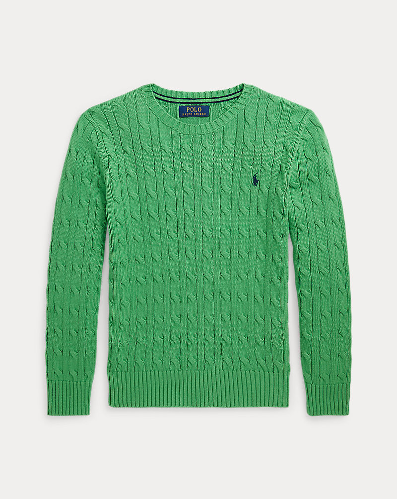 Cable-Knit Cotton Jumper BOYS 6–14 YEARS 1