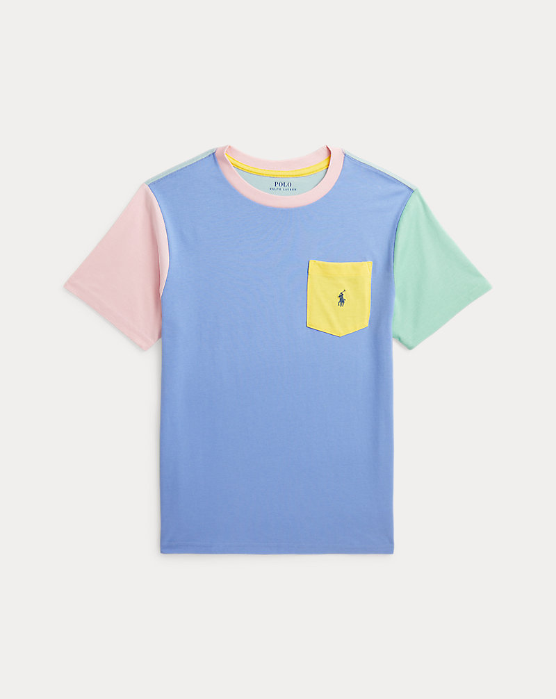 T-Shirt in Color-Block-Optik mit Tasche JUNGEN 6–14 JAHRE 1