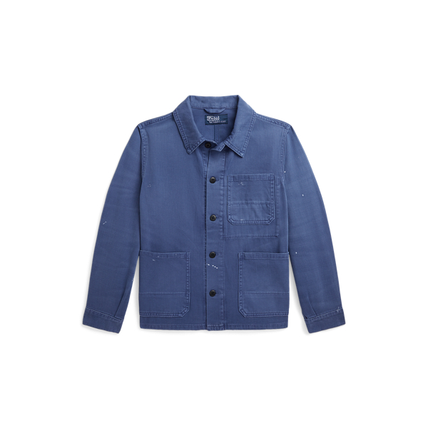 Cotton Twill Utility Jacket Boys 8-18 1