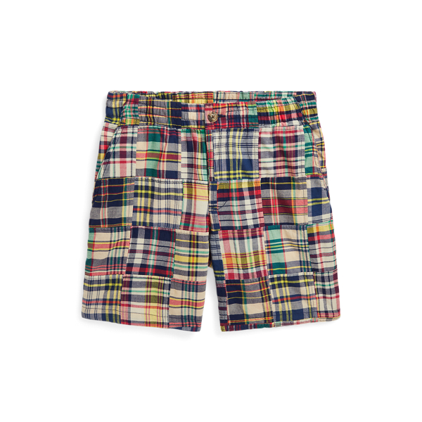 Short Polo prepster en coton madras