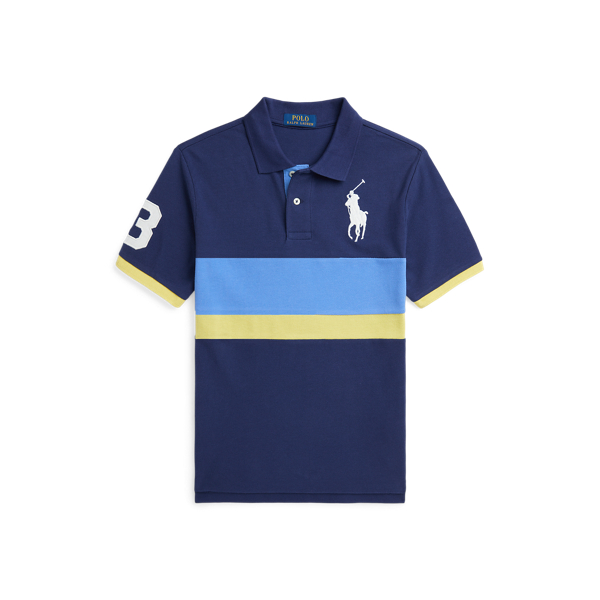 Big Pony Cotton Mesh Polo Shirt