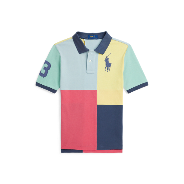 Big Pony Cotton Mesh Polo Shirt