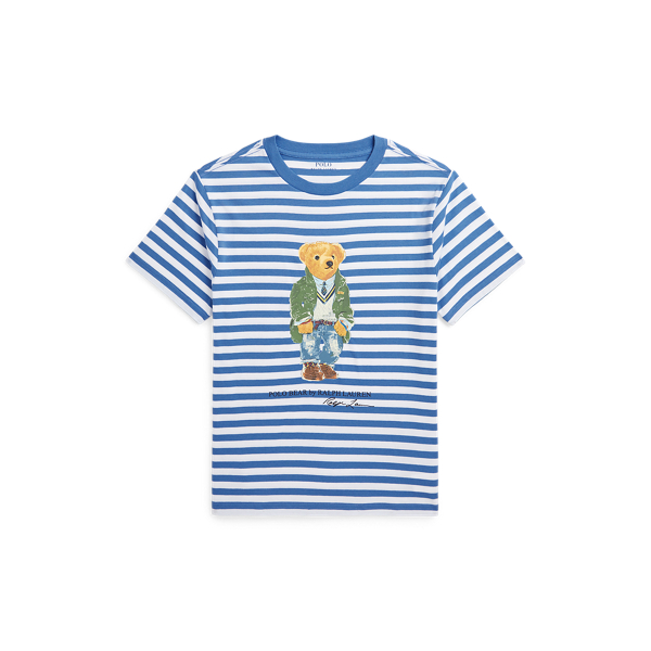 Polo Bear Striped Cotton Jersey Tee Boys 8-18 1