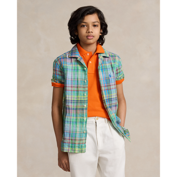 plaid camp shirt