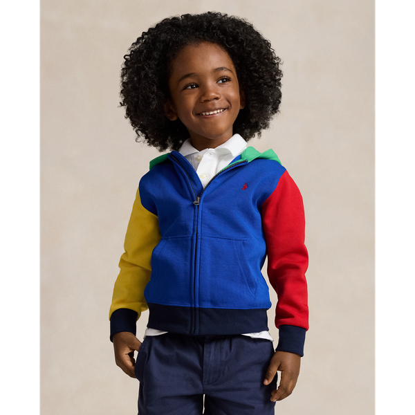 Color-Blocked Ombre-Logo Zip Hoodie Boys 2-7 1