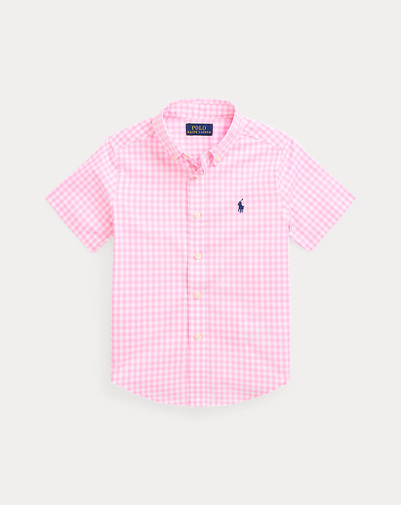 Plaid Cotton Poplin Short-Sleeve Shirt Boys 2-7 1