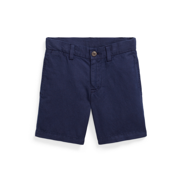 Straight Fit Linen-Cotton Short BOYS 1.5–6 YEARS 1