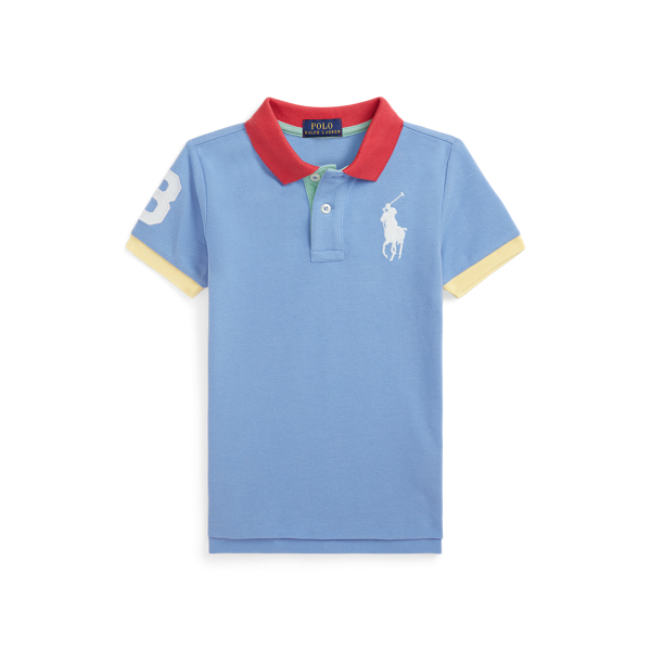 Camisa Polo de malha de algodão Big Pony