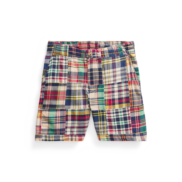 Patchwork madras deals shorts
