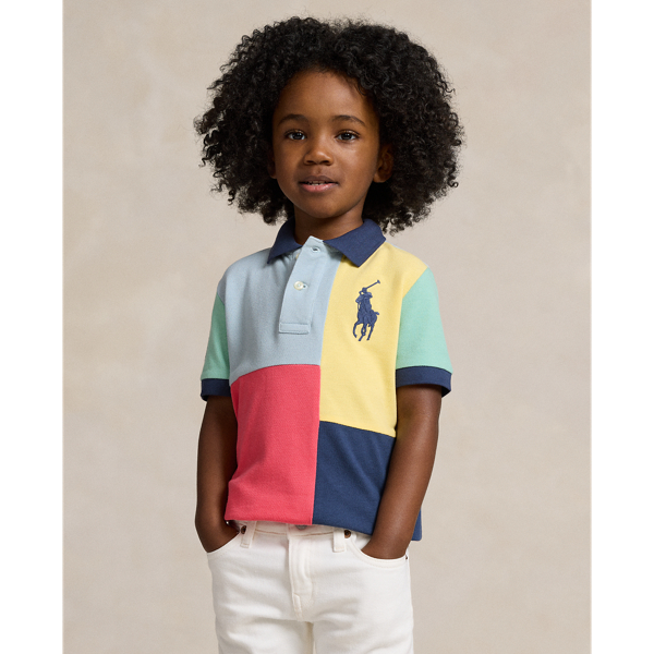 Big Pony Cotton Mesh Polo Shirt