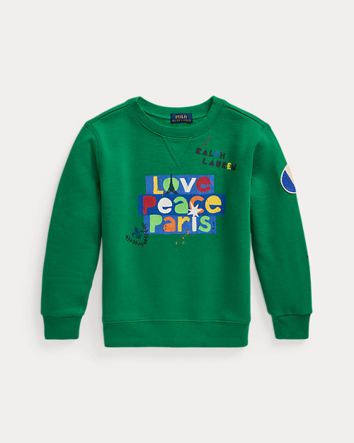 Love Peace Paris Fleece Sweatshirt