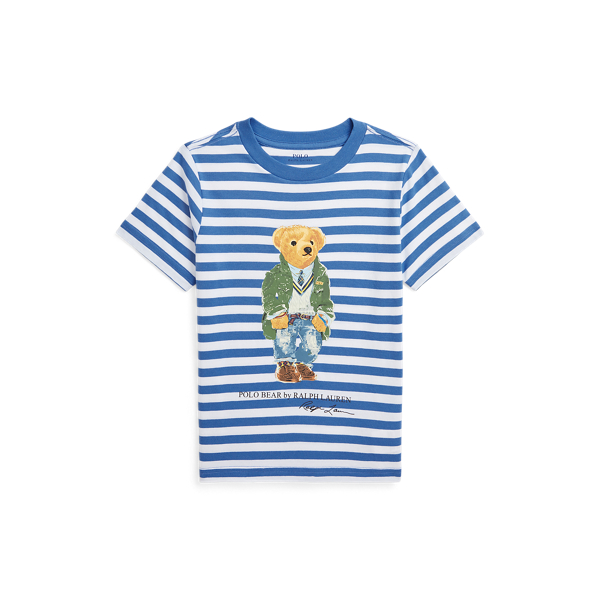 Polo Bear Striped Cotton Jersey T-Shirt BOYS 1.5–6 YEARS 1