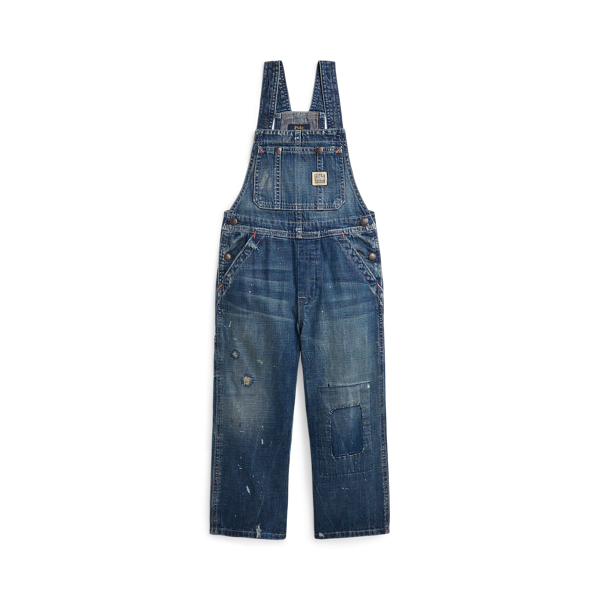 Distressed Denim Overall BOYS 1.5–6 YEARS 1
