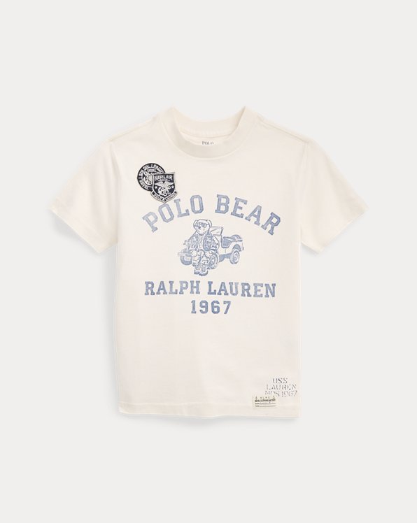 Polo Bear Cotton Jersey Tee