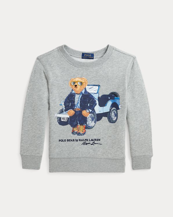 Fleece sweatshirt met Polo Bear