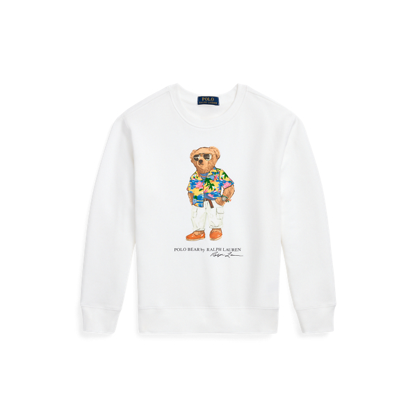 Fleece-Sweatshirt mit Polo Bear