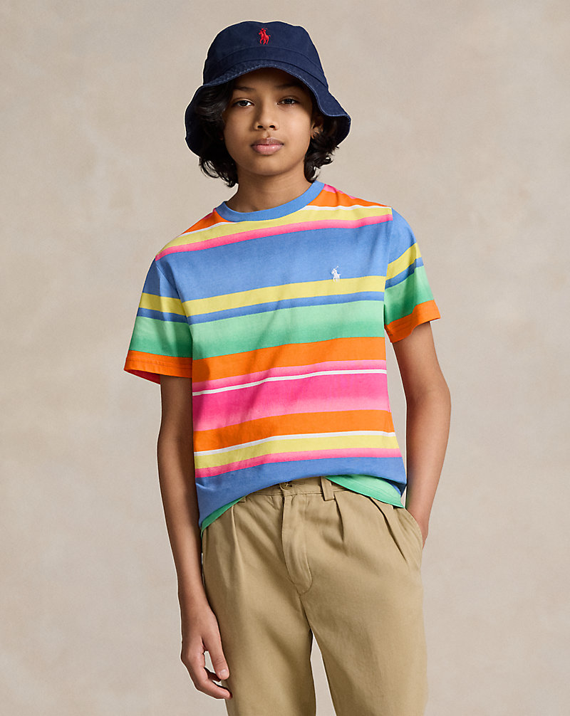 Striped Cotton Jersey T-Shirt BOYS 6–14 YEARS 1