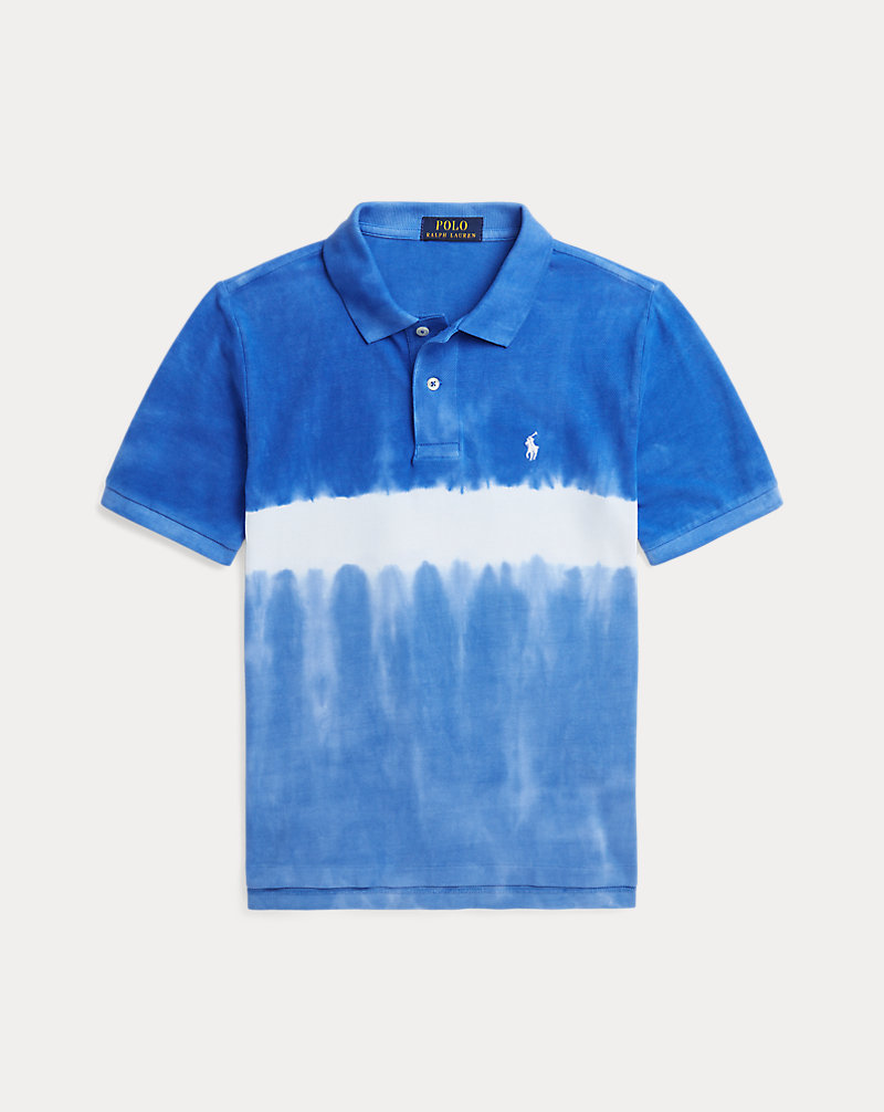 Tie-Dye Cotton Mesh Polo Shirt BOYS 6–14 YEARS 1