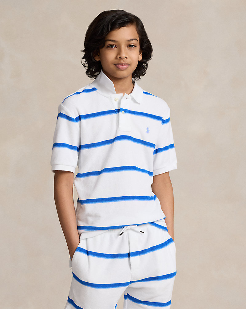Striped Terry Polo Shirt BOYS 6–14 YEARS 1