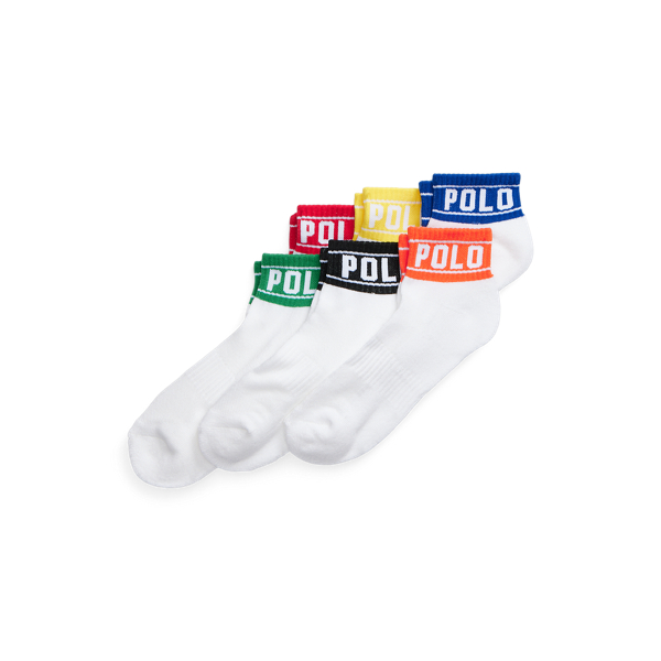 Logo Quarter-Length Sock 6-Pack