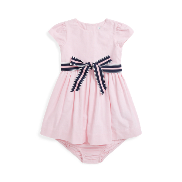 Cotton Oxford Dress &amp; Bloomer