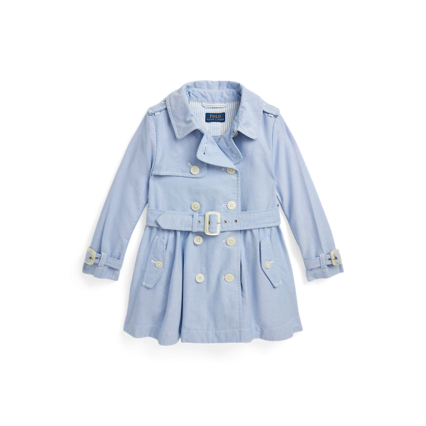 Trench-coat en coton Oxford