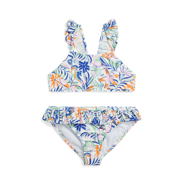 Tropical-Print Two-Piece Swimsuit GIRLS 1.5–6.5 YEARS 1