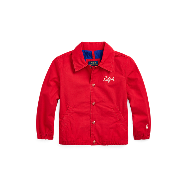 Cotton Poplin Coach Jacket Boys 2-7 1