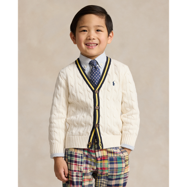 boys gray cardigan
