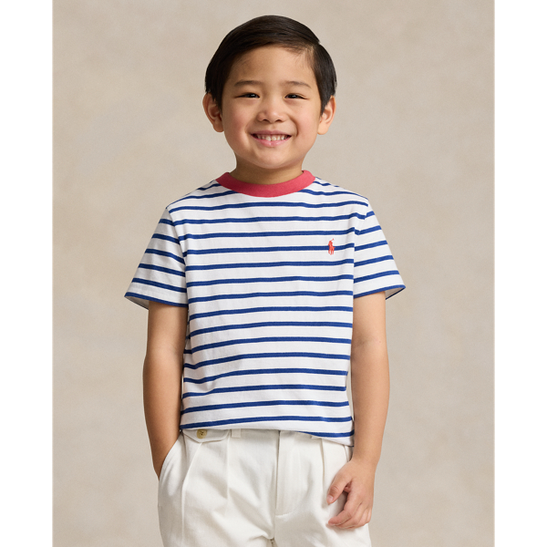 Striped Cotton Jersey T-Shirt