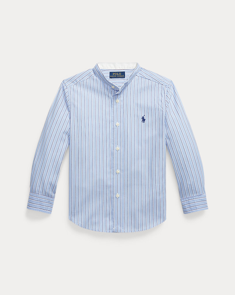 Striped Cotton Poplin Shirt BOYS 1.5–6 YEARS 1