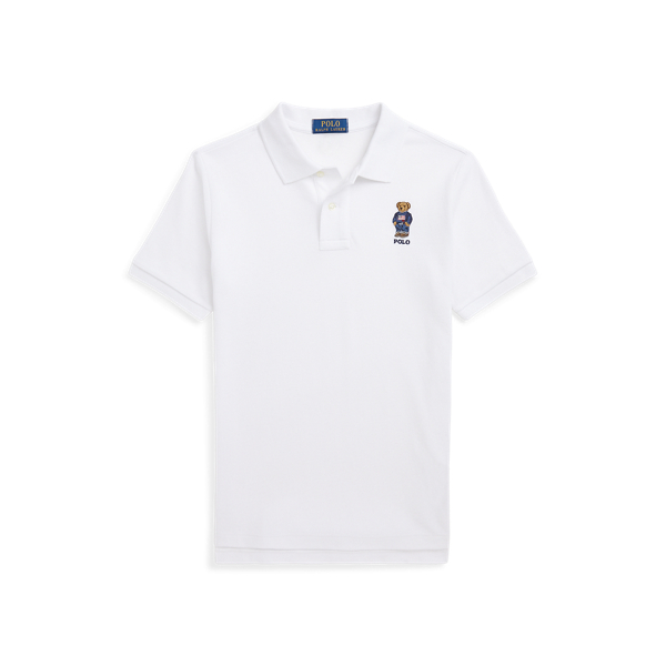 Polo Bear Cotton Mesh Polo Shirt