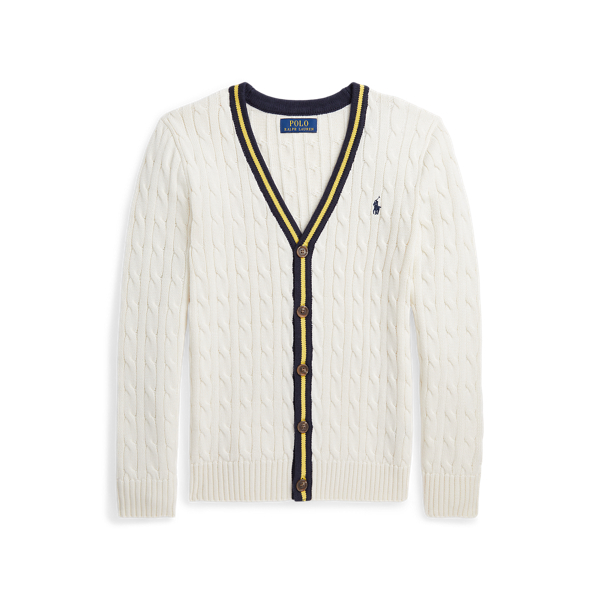 Cardigan de cricket en coton