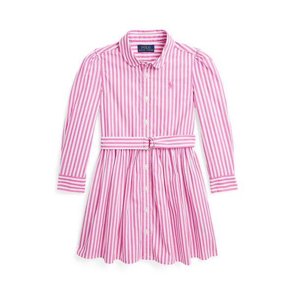 Striped Poplin Shirtdress main image 0